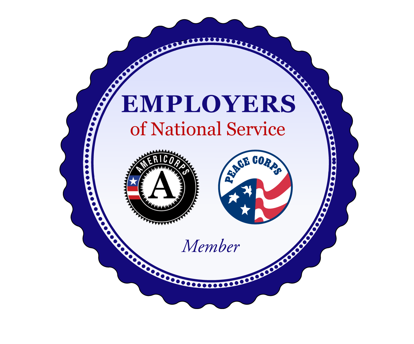 Employer of National Service Logo