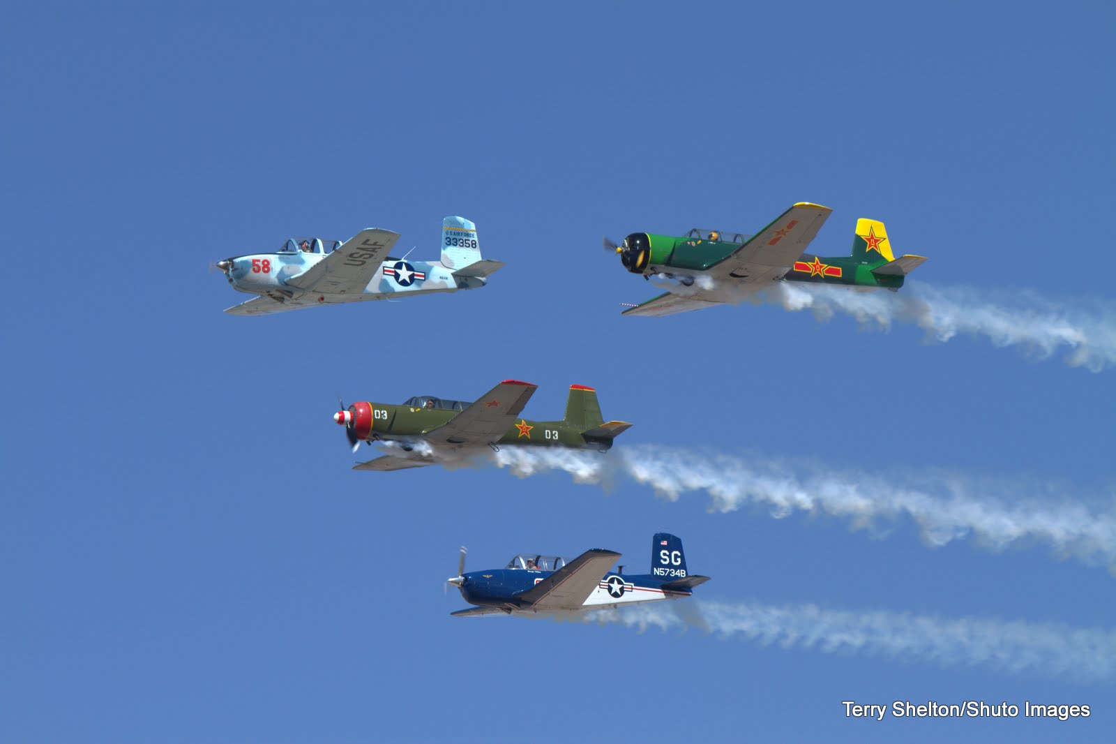 Falcon Warbirds Formation Flight