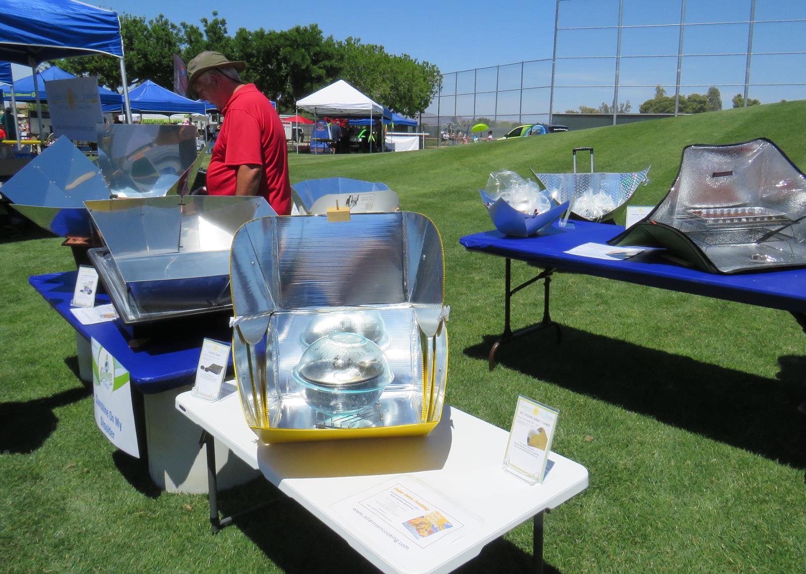 Solar cooking demonstration