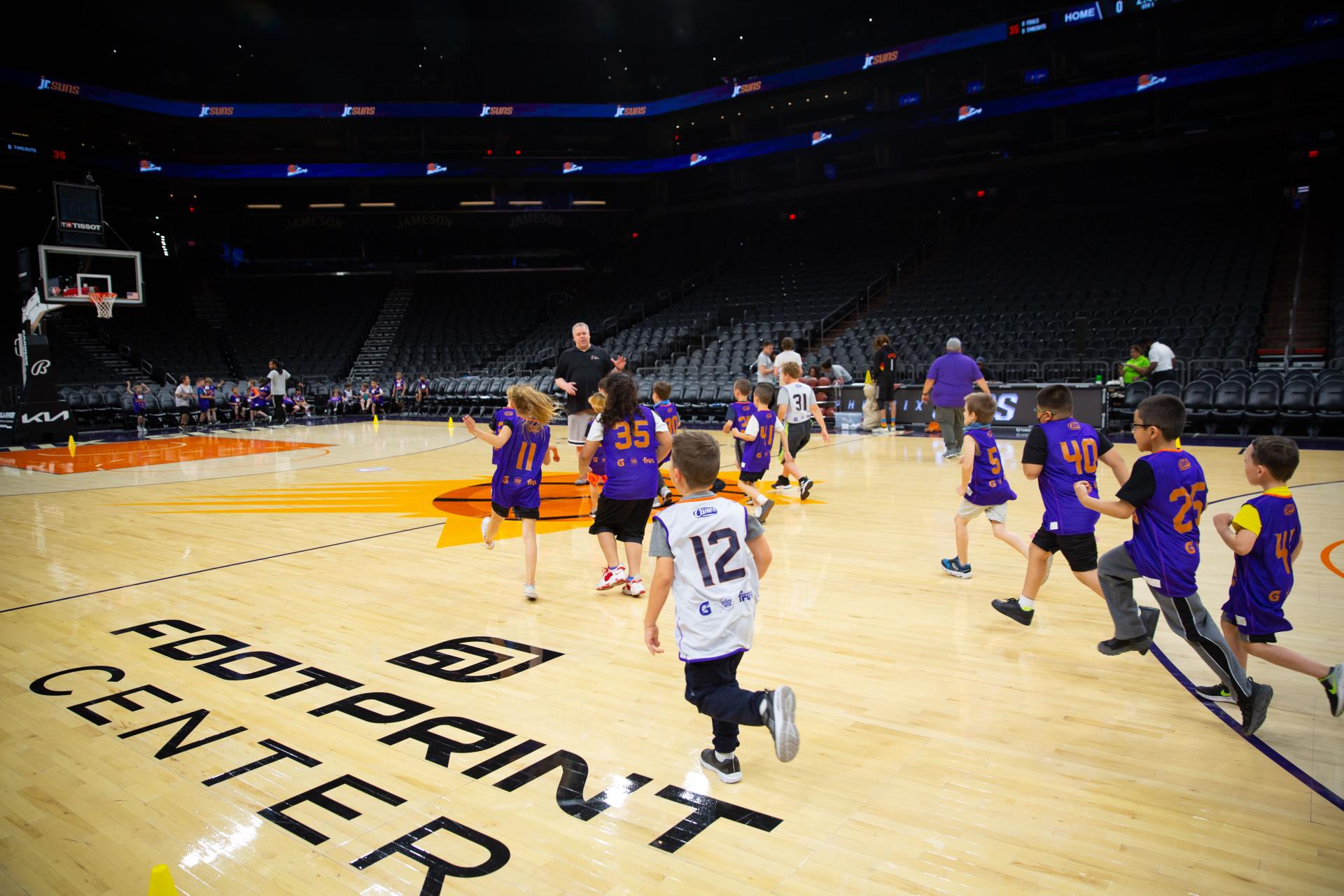 Register for Jr. Suns Youth Basketball League and Kinder Clinic